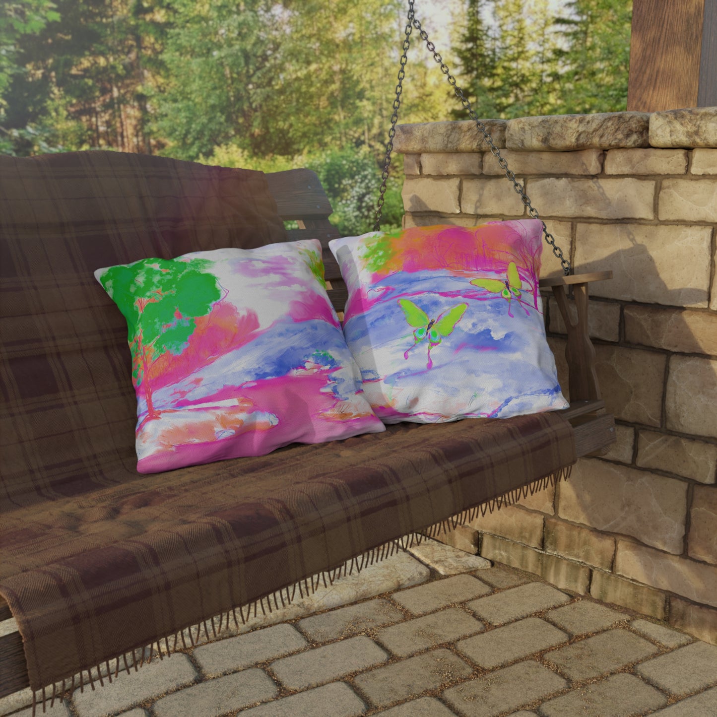 Joyful Landscapes Outdoor Pillows