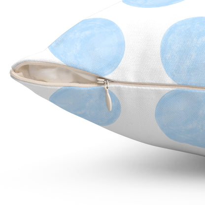 Polka Dot Joy Polyester Square Pillow “Solus Christus…”