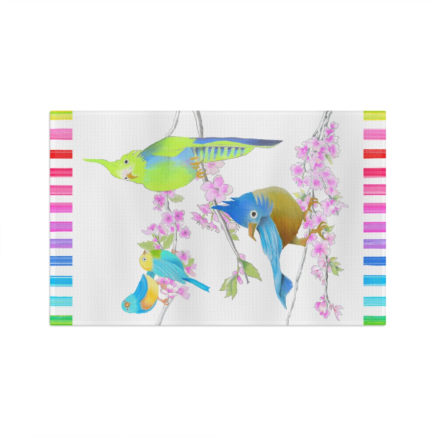 Jolly Birds Microfiber Tea Towel