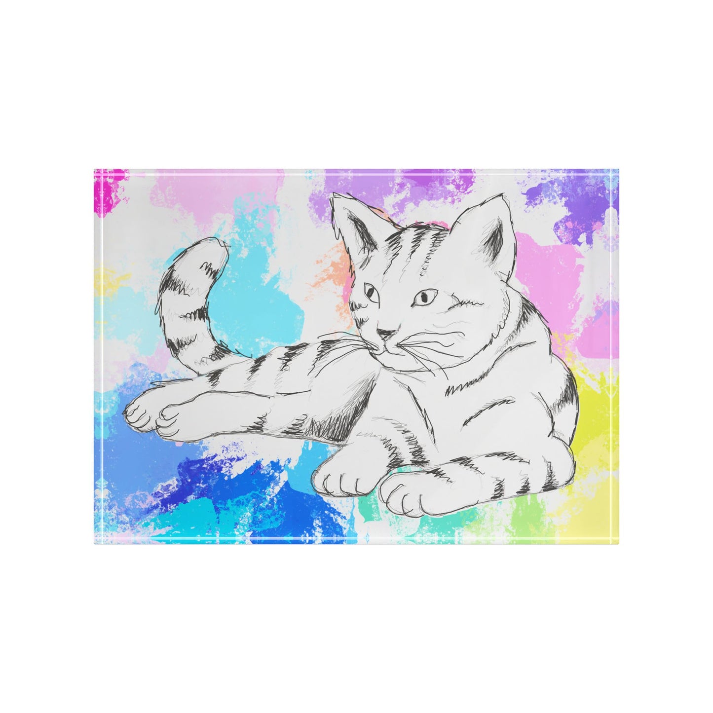Kitty Fun Acrylic Block