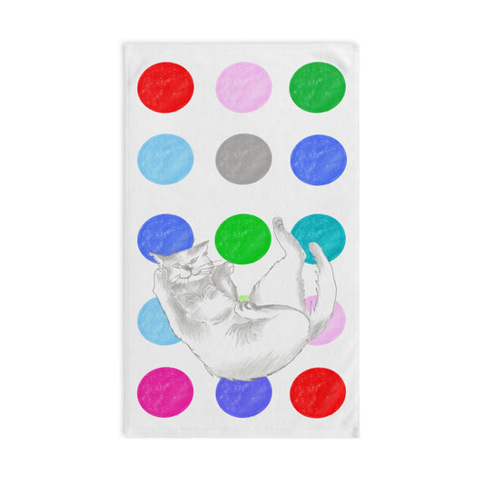 Kitty Fun Hand Towel Multi-Color