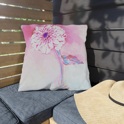 Outdoor Pillows Abstract Zinnia Color Story