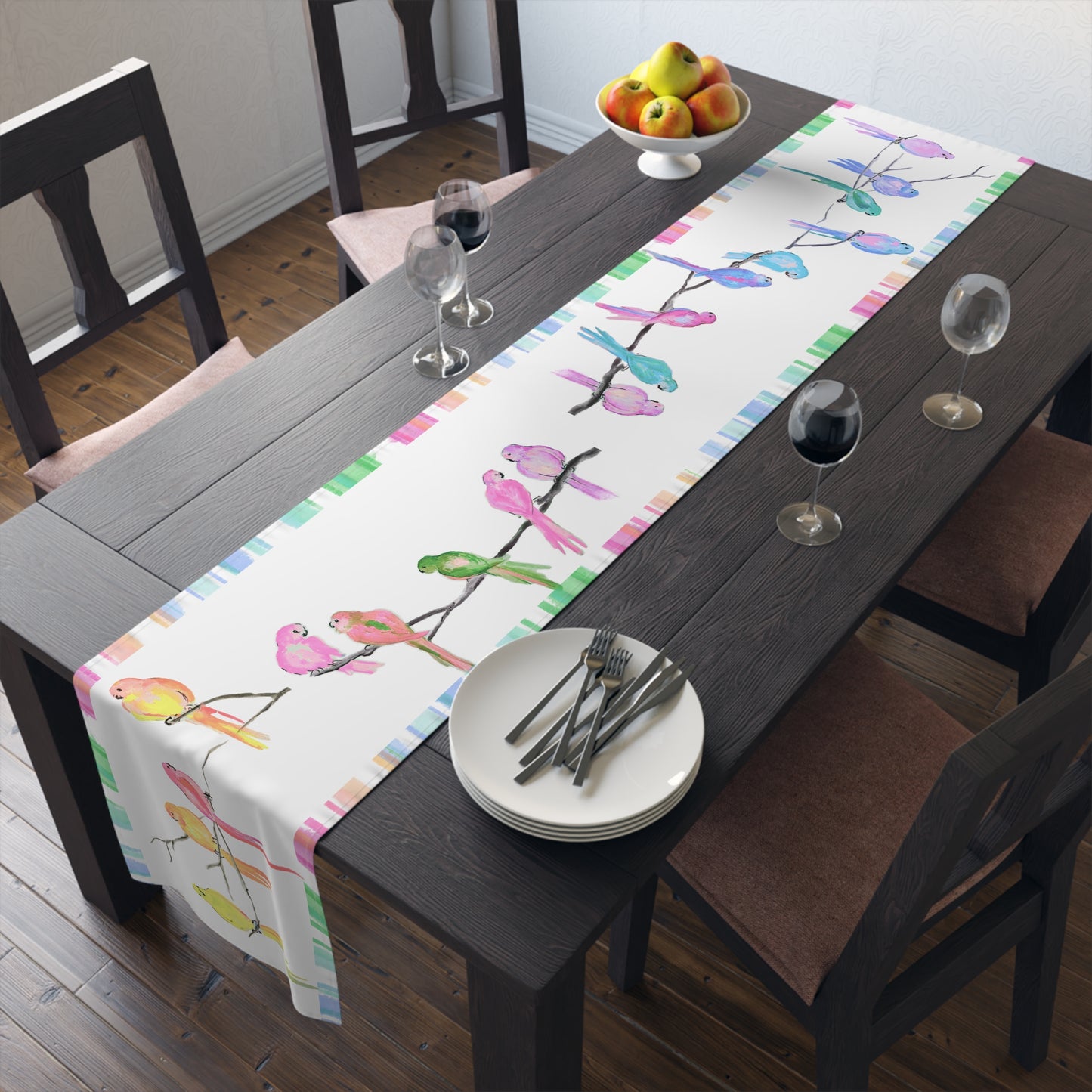 Jolly Birds Table Runner