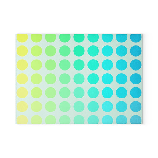 Glass Cutting Boards Polka Dots