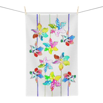 Dish Towels Microfiber Pinwheel Parade