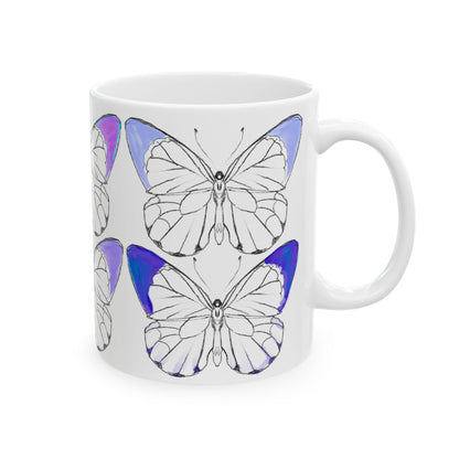 Chroma Ceramic Mug, (11oz, 15oz) Periwinkle Blue