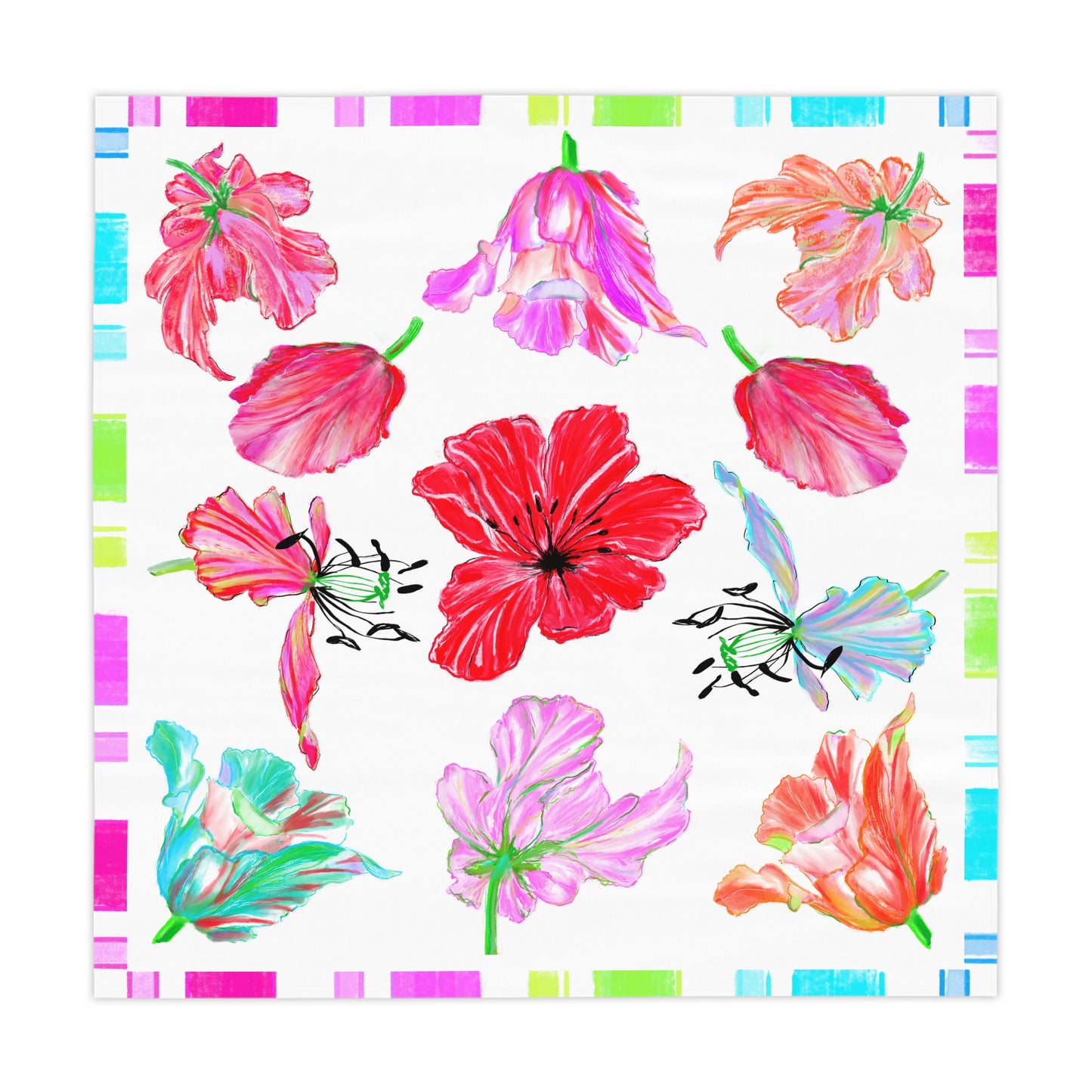 Tablecloths Vibrant Tulips