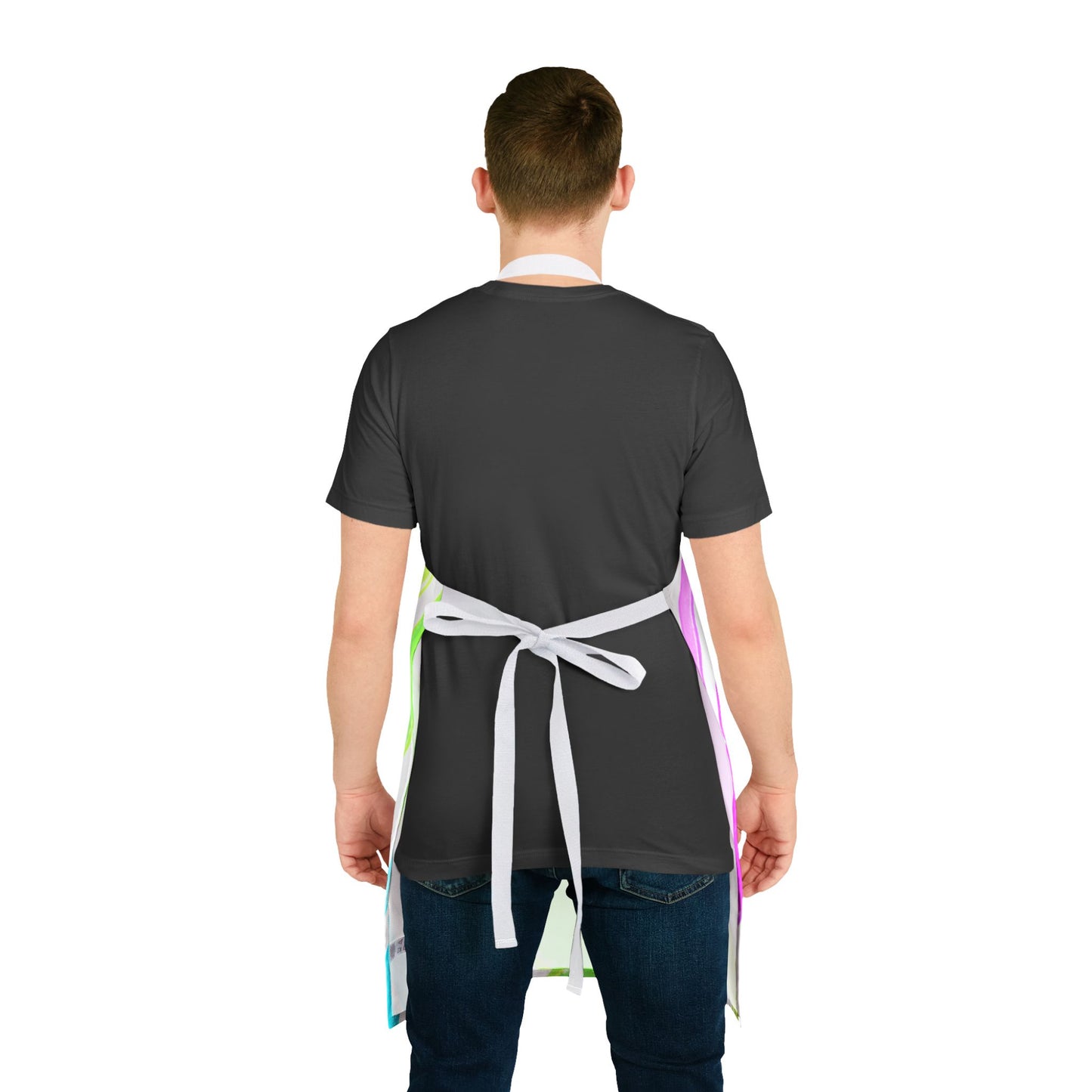 Aprons Watercolor Diagonal Stripes