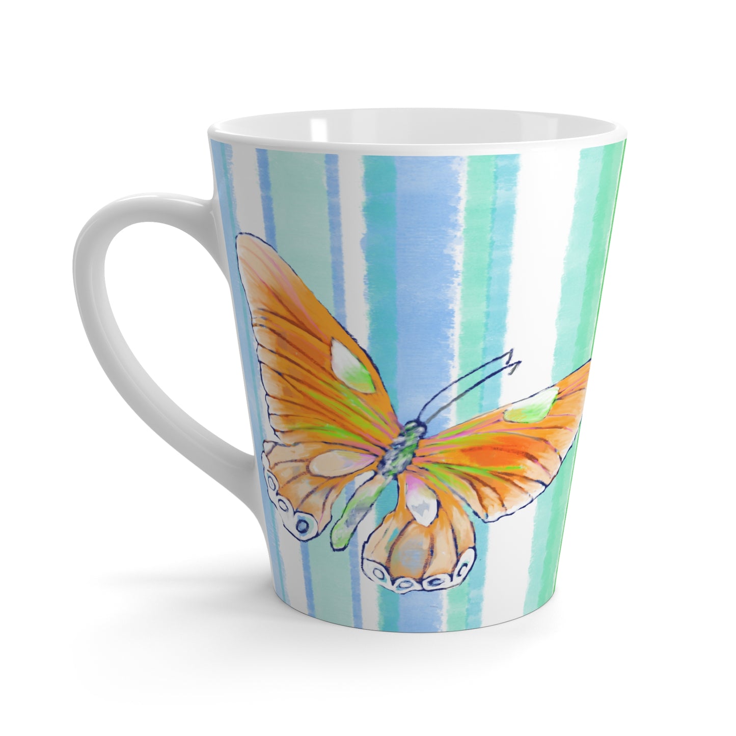 Fun Stripes Latte Mug