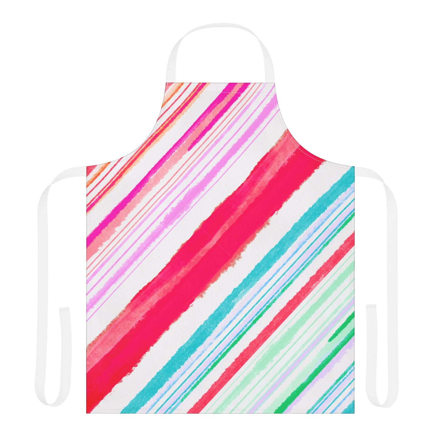 Aprons Watercolor Diagonal Stripes