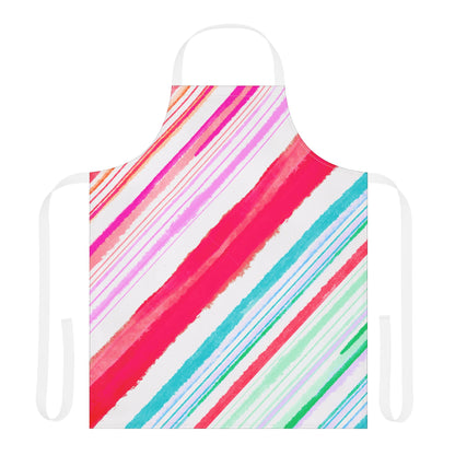 Aprons Watercolor Diagonal Stripes