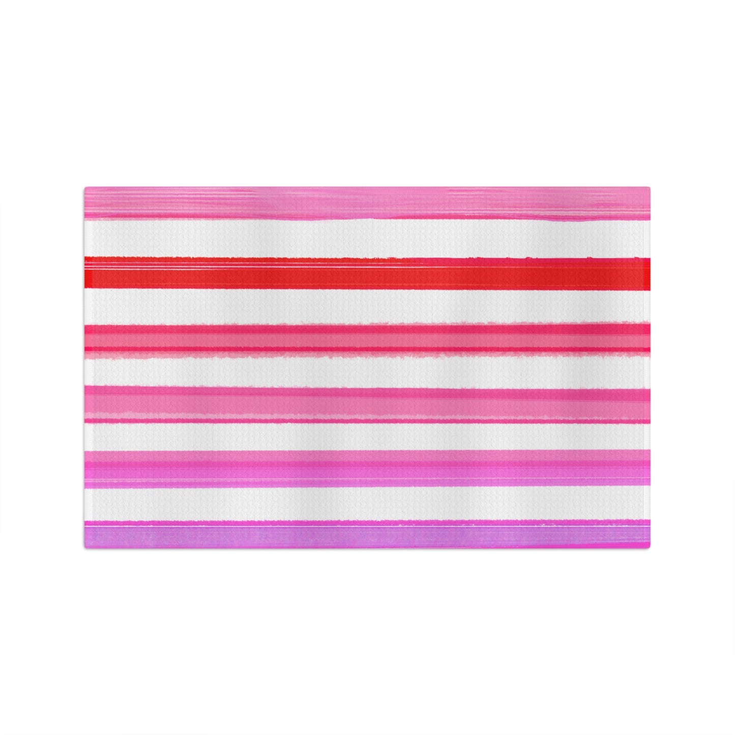 Watercolor Stripes Tea Towel