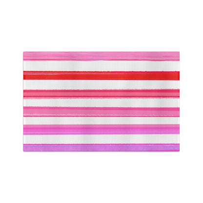 Watercolor Stripes Tea Towel