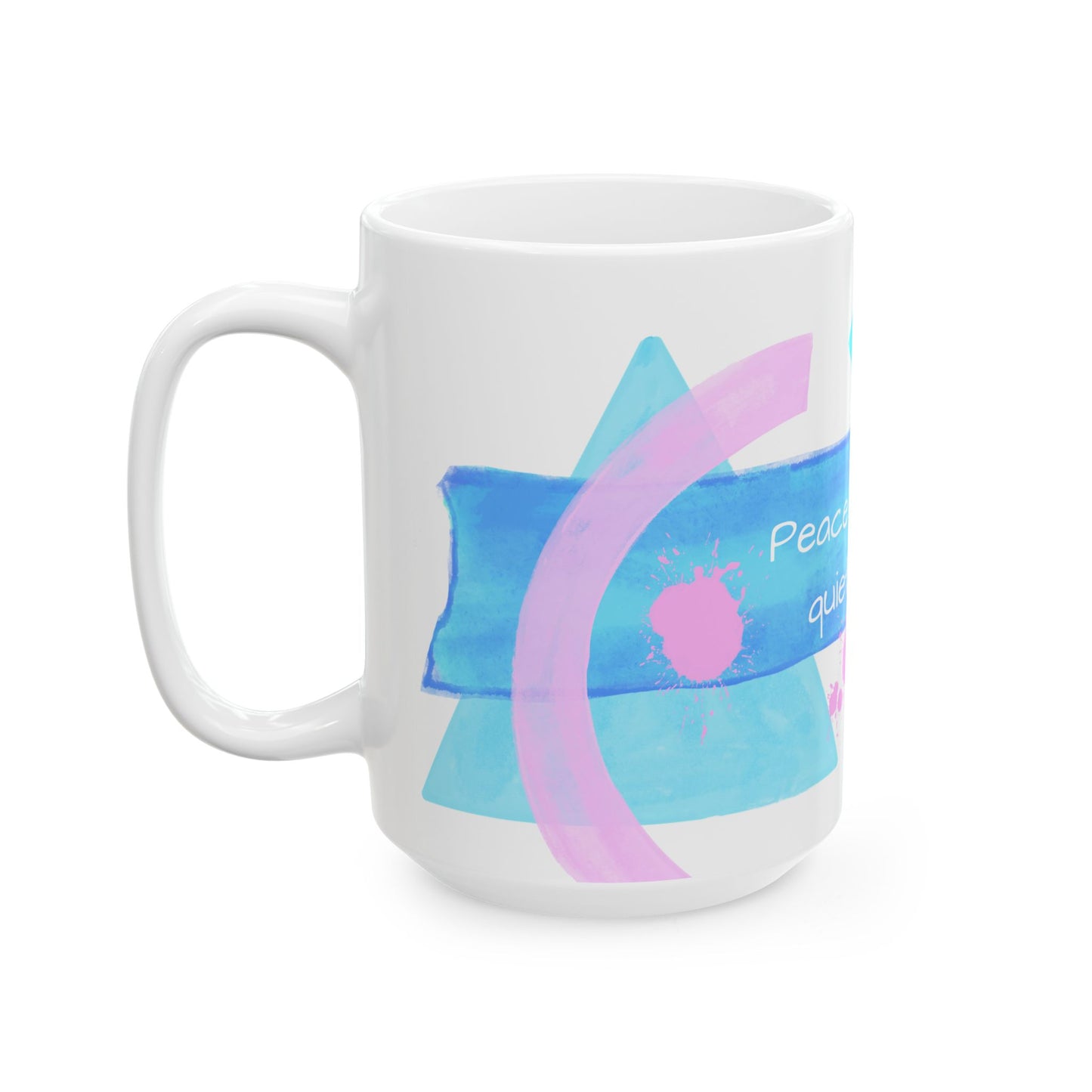 Pattern Play Mug "Peace blooms in.."