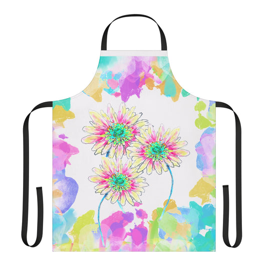Zinnia Color Splash Apron
