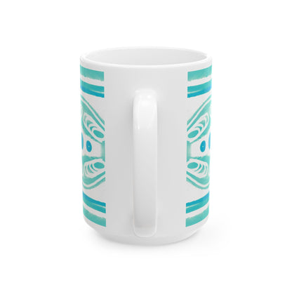 Pattern Play Mug Blue Green
