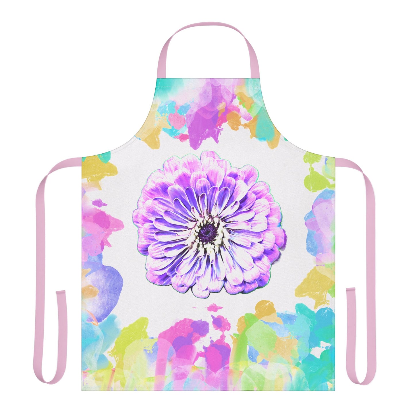 Zinnia Color Splash Apron