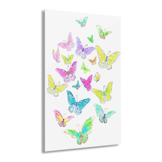 Blossom Glide Acrylic Prints B (French Cleat Hanging)