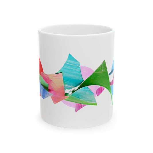 Pattern Play Mug Pink Red Blue