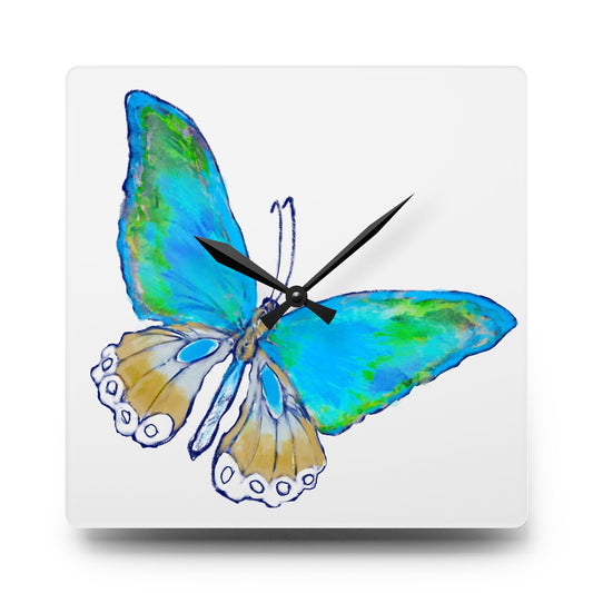 Swing Wall Clock Blue/Green