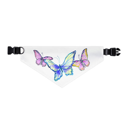 Pet Bandana Collar Colorful Flutter Charm