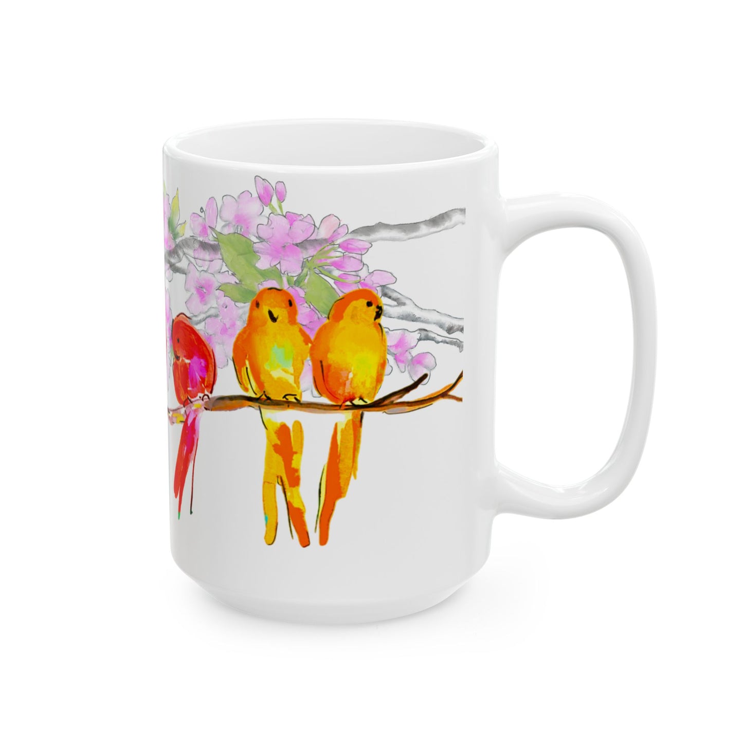 Mugs Blossoms & Birds