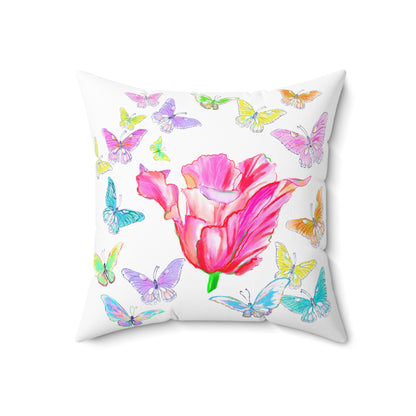 Pillows Dancing Tulips Butterflies