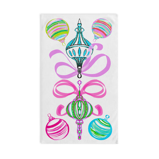Hand Towel Merry Ornaments