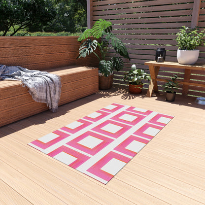 Indoor/Outdoor Rug Color Block