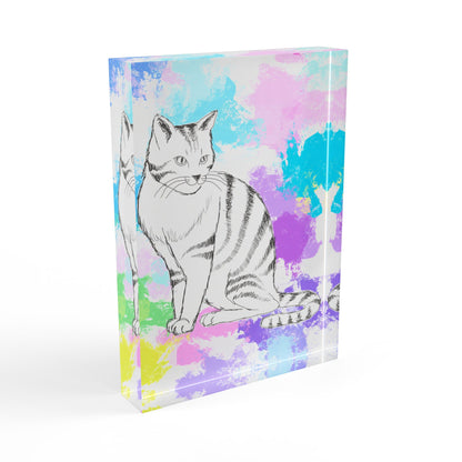 Kitty Fun Acrylic Block