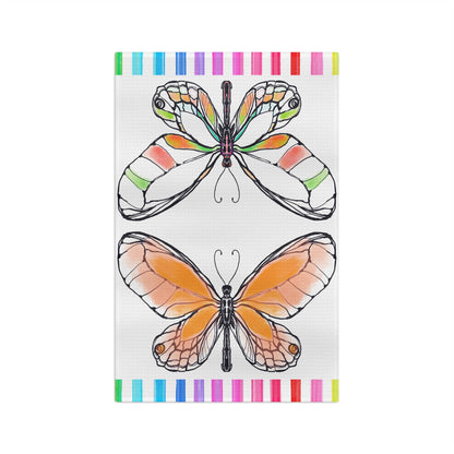 Flutterstripe Microfiber Tea Towel