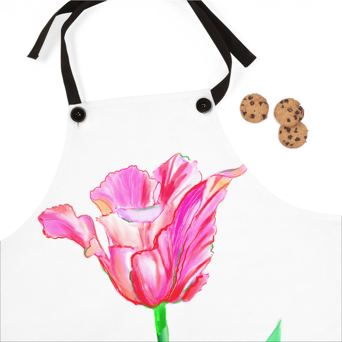 Vibrant Tulips Apron Good things can make you miss the best things