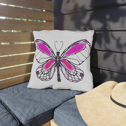 Outdoor Pillows Lulu Butterflies Pink