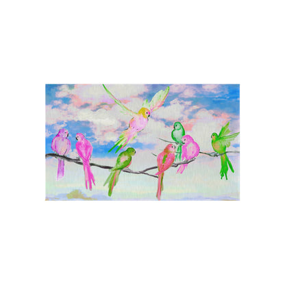 Indoor/Outdoor Rug Branch of Birds #1