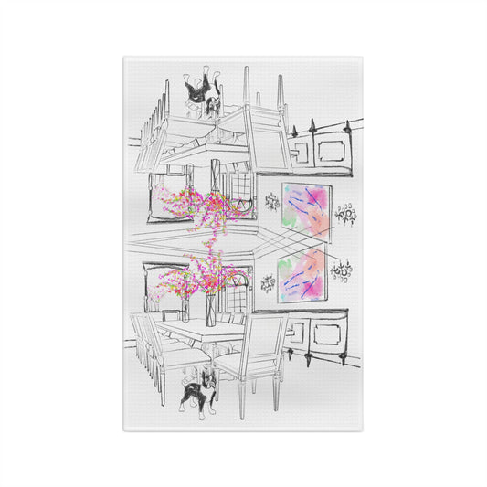 Dish Towels Microfiber  Illustration of Interior