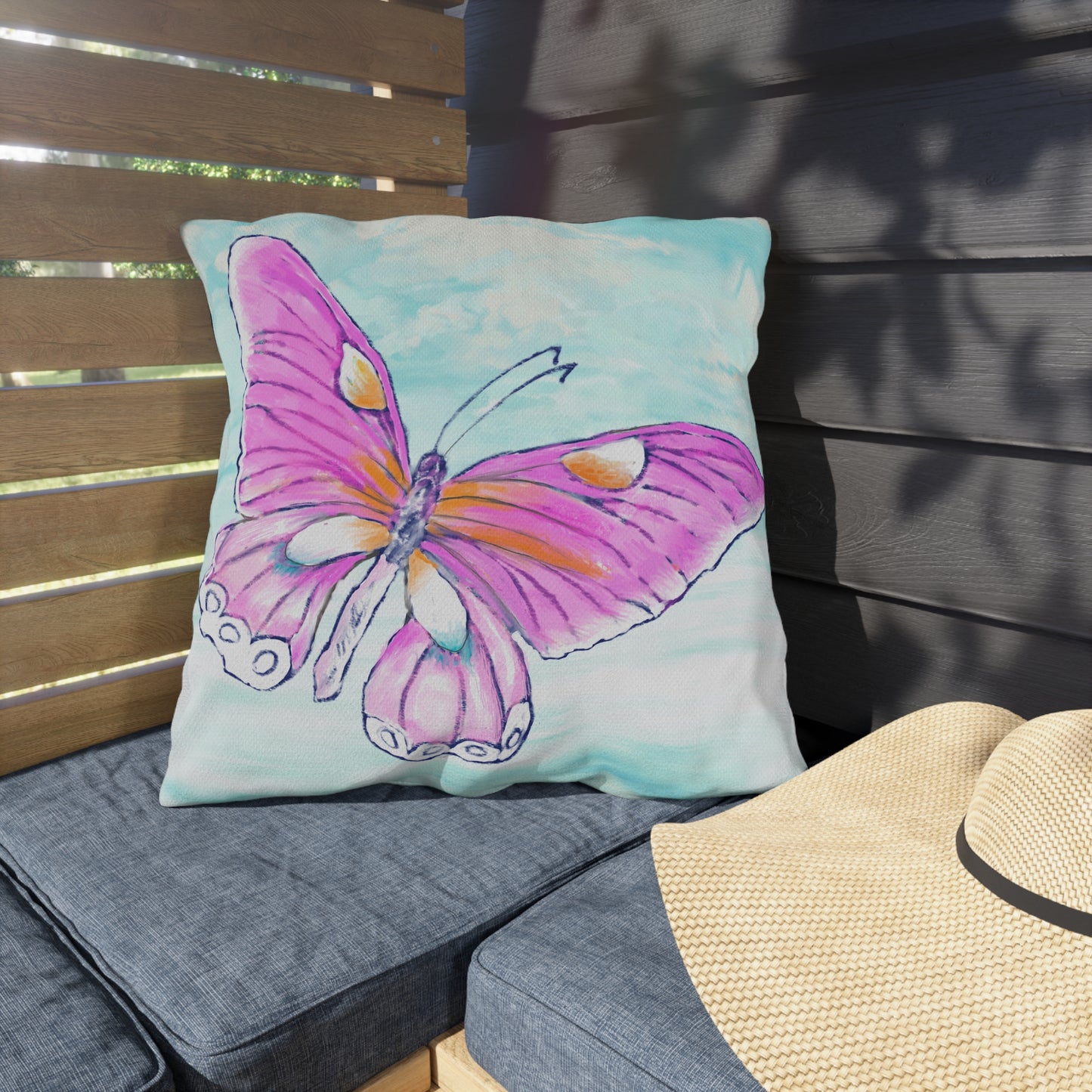 Outdoor Pillows Butterfly Flutter