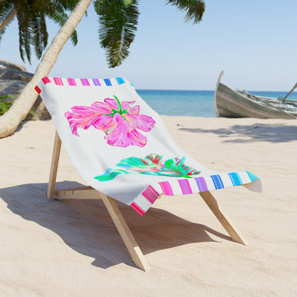 Tulip Love Beach or Bath Towel