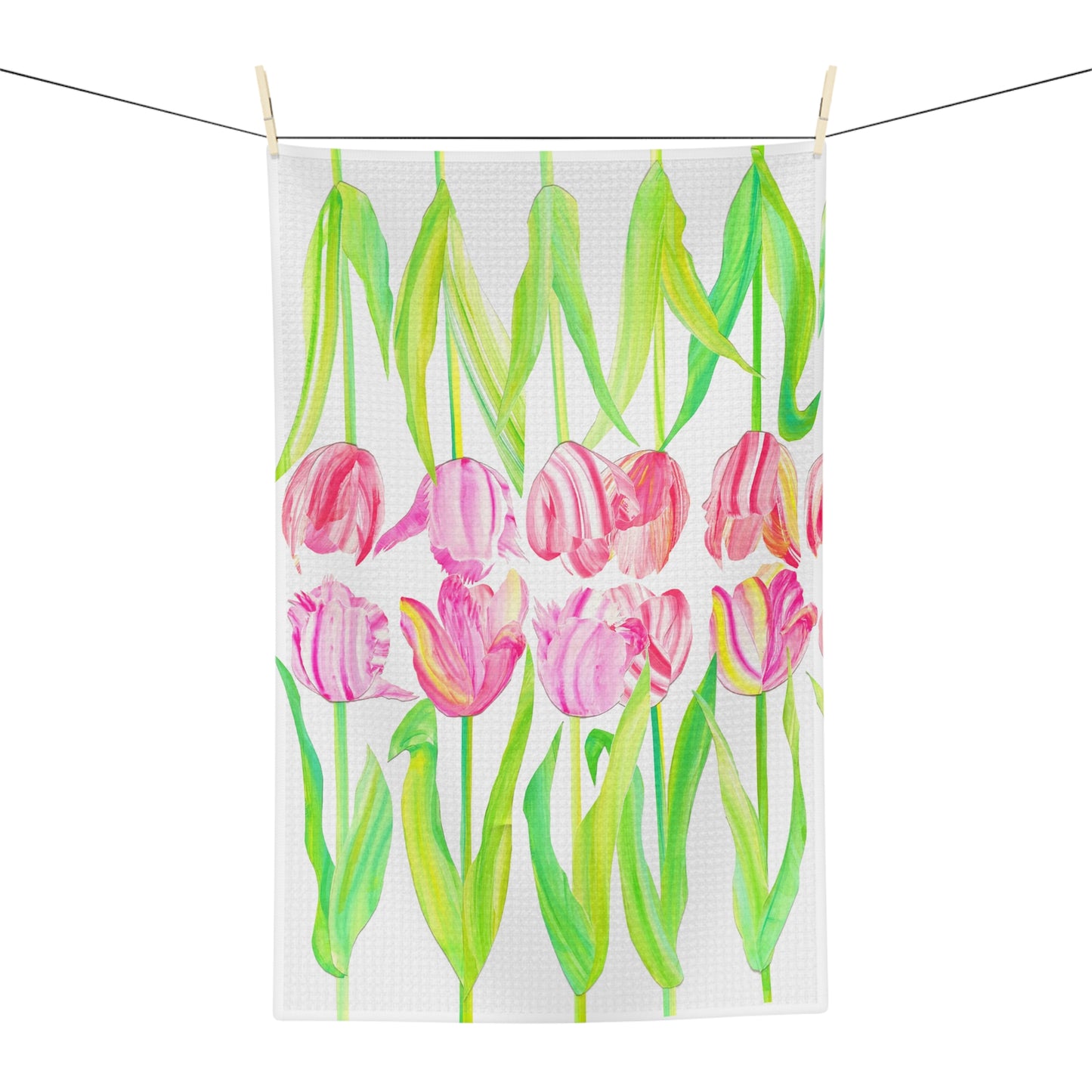 Dish Towel Microfiber Tulip Love