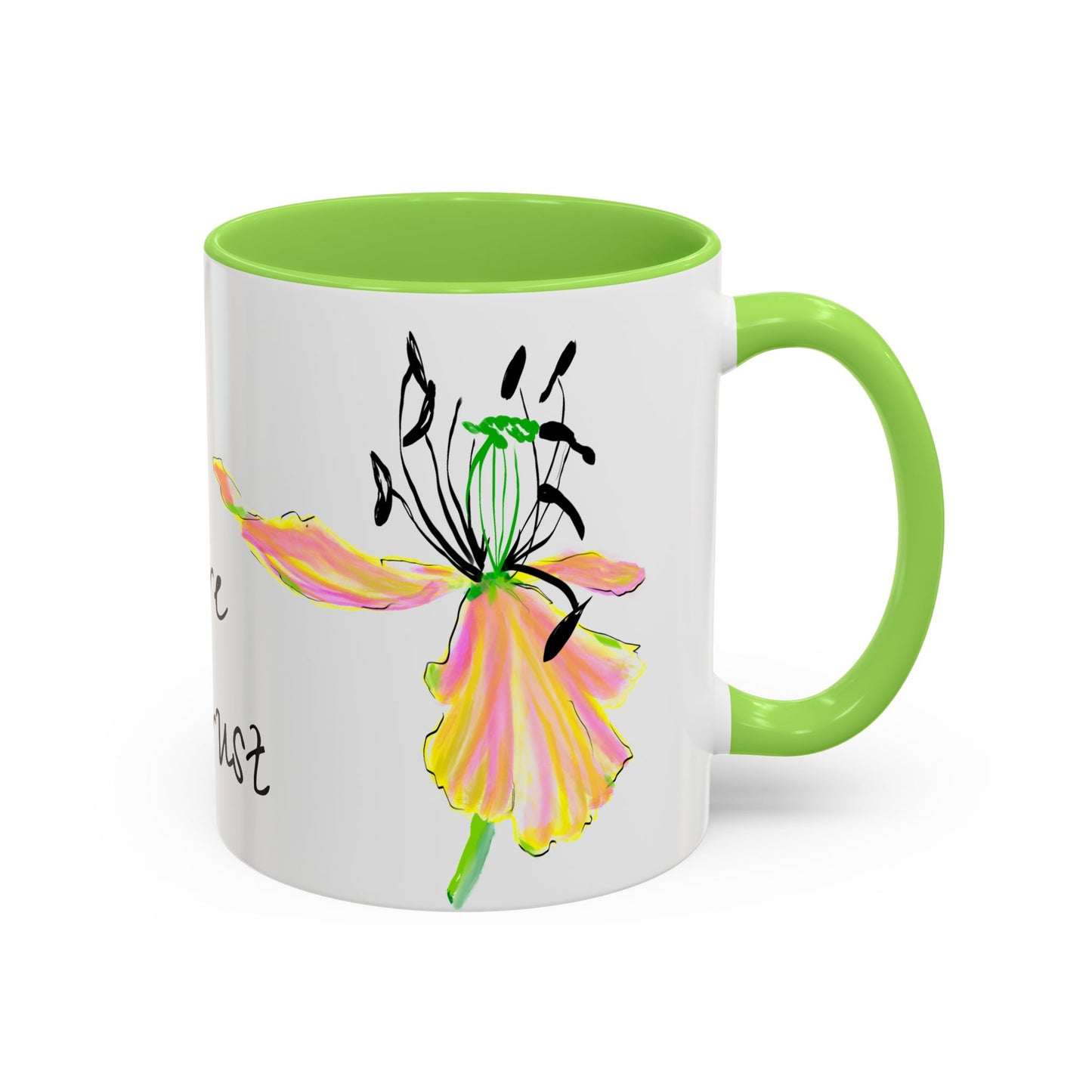 Vibrant Tulips Mugs “Dare to Trust”