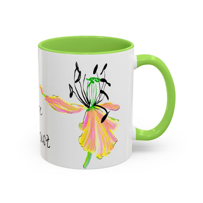 Vibrant Tulips Mugs “Dare to Trust”