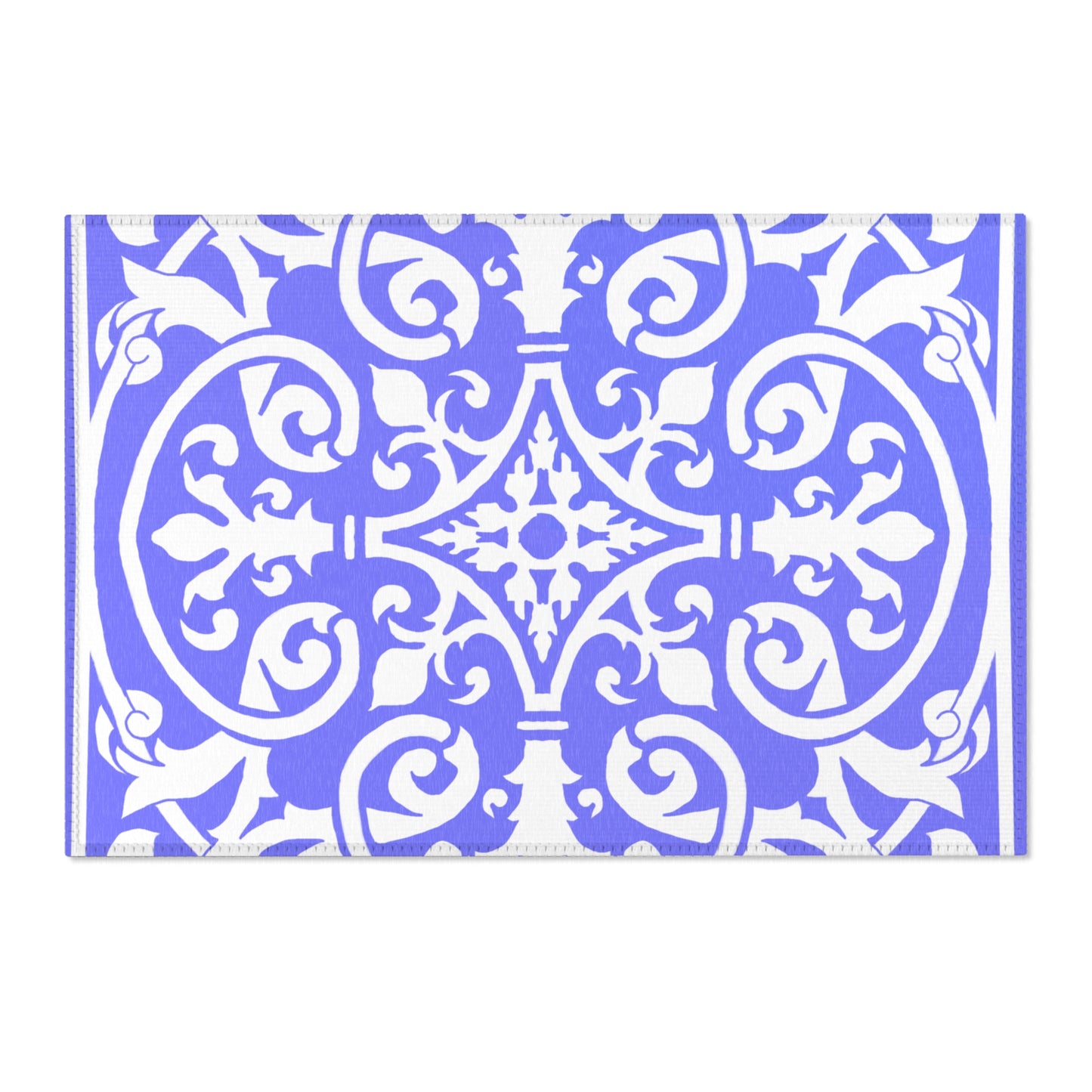 Scrollwork Indoor/Outdoor Rug Lilac