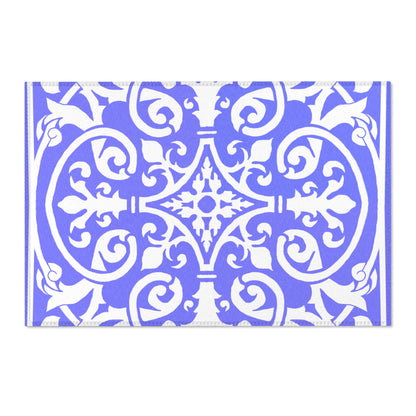 Scrollwork Indoor/Outdoor Rug Lilac