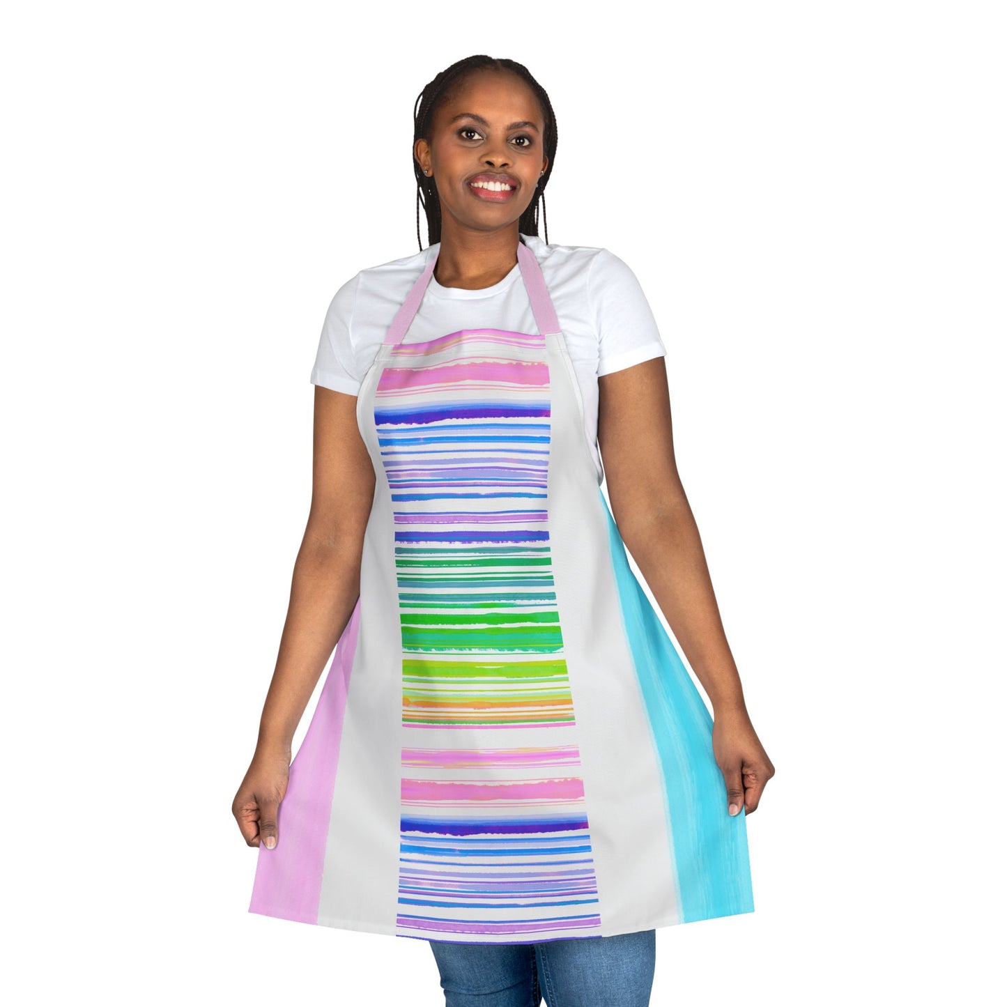 Aprons Watercolor Mega Stripes