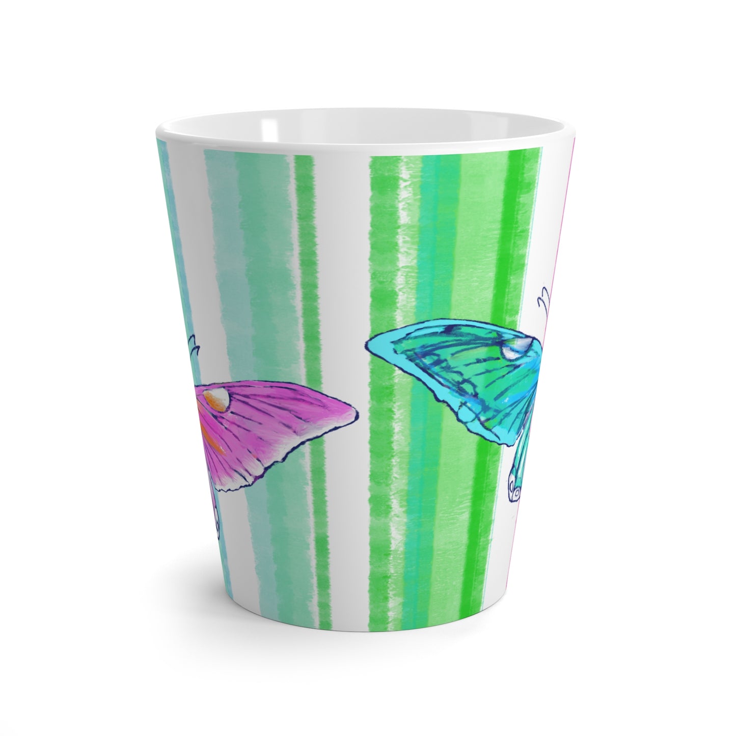 Fun Stripes Latte Mug