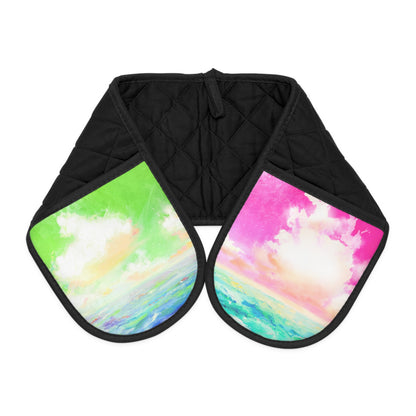 Oven Mitts Sky Art