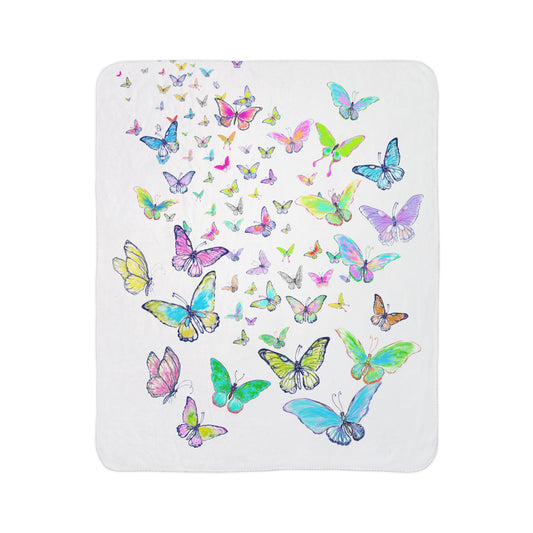 Blossom Glide Fleece Sherpa Blanket