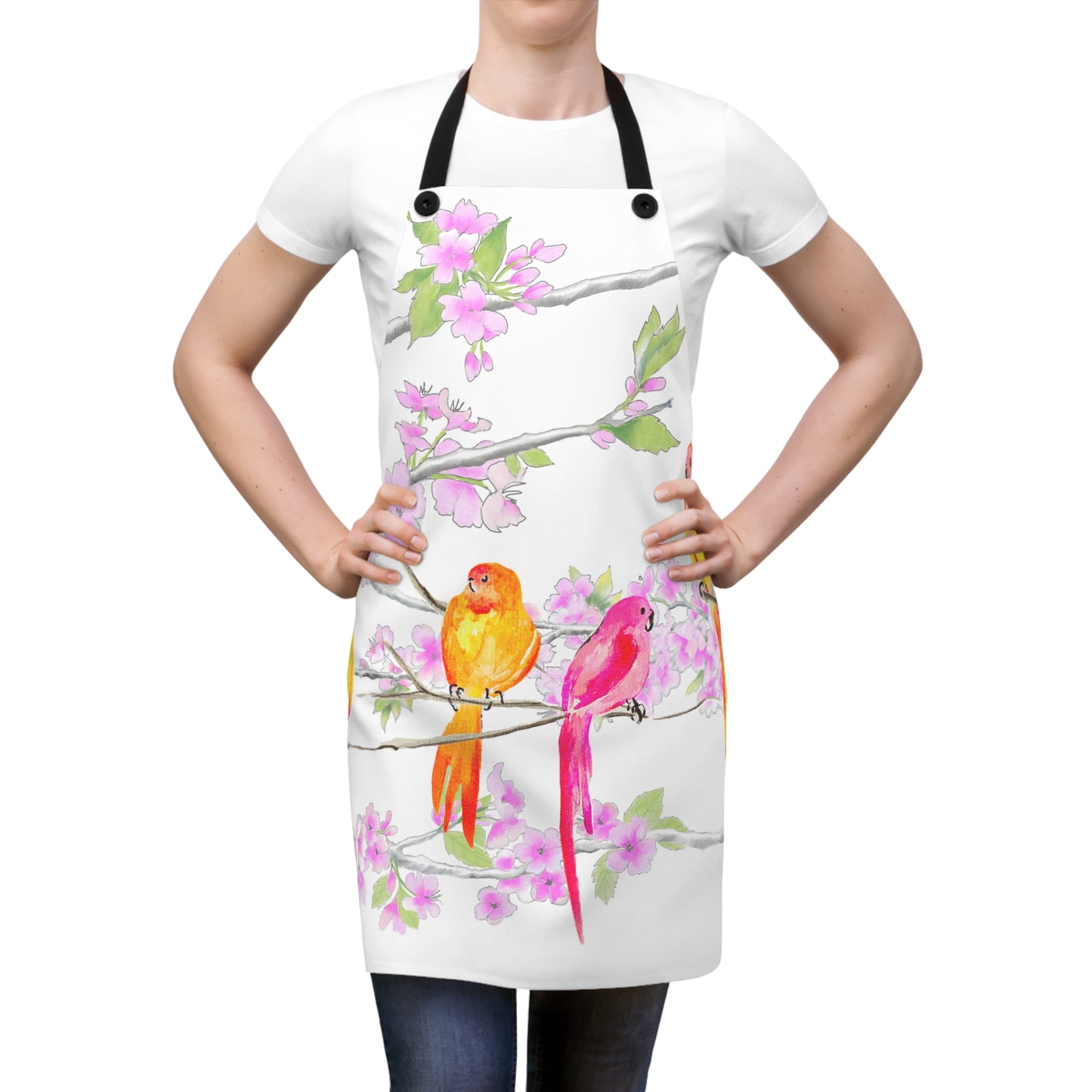 Cherry Chirp Apron