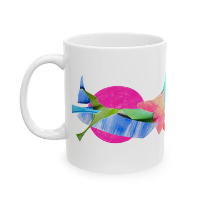 Pattern Play Mug Fuchsia Red Pink