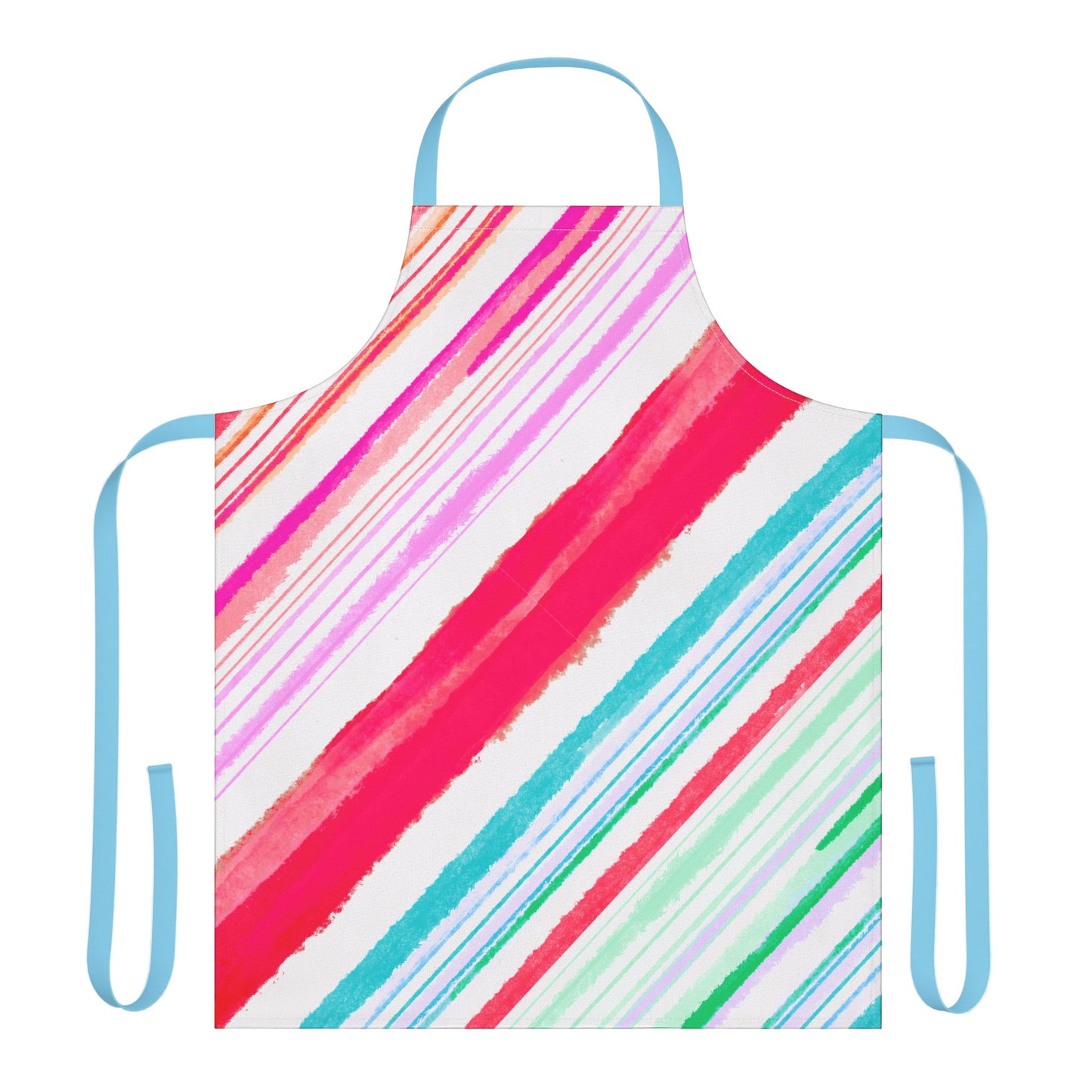 Aprons Watercolor Diagonal Stripes
