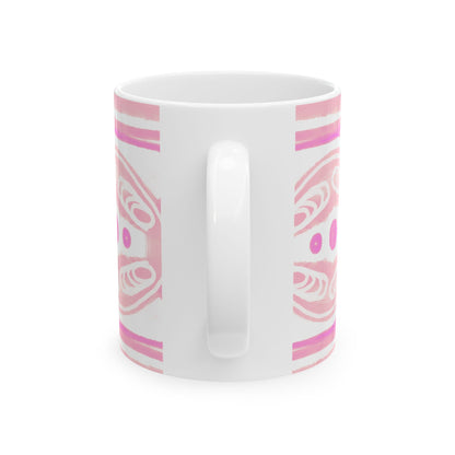 Pattern Play Mug  Dark Pink